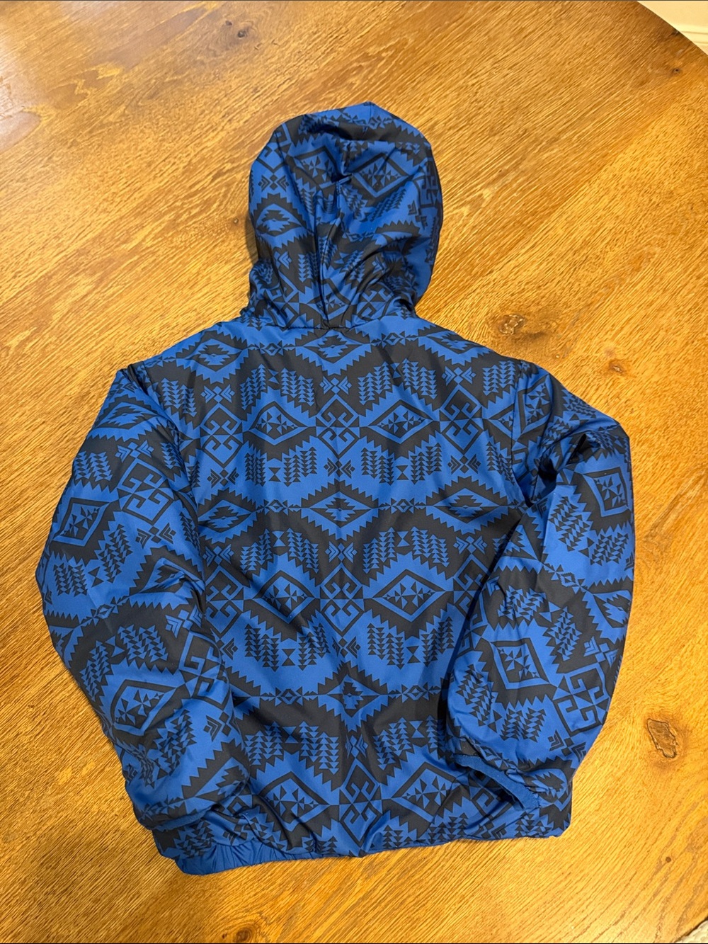 The North Face Kids Navy Hooded Puffer Jacket - Picture 6 of 9